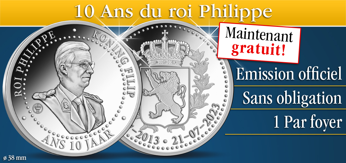 Emission gratuit du jubilé du roi Philippe