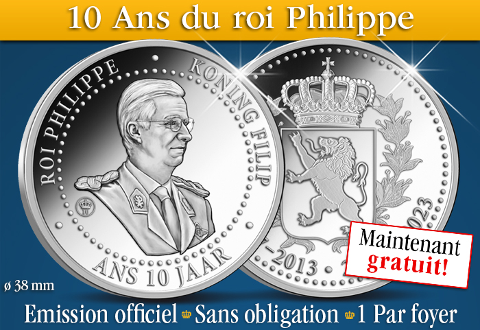 Emission gratuit du jubilé du roi Philippe